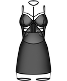 Obsessive Arrowel mustast läbipaistvast tüllist öösärk