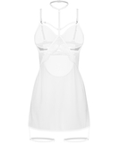 Obsessive Arrowel white sheer mesh chemise