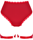 Obsessive Belovya red garter briefs