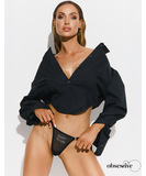 Obsessive черные стринги Want To Sin