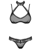 Obsessive Claudusia black lingerie set