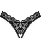 Obsessive Donna Dream black lace crotchless thong