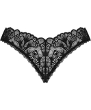 Obsessive Donna Dream black lace crotchless thong