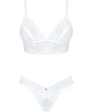 Obsessive Heavenlly white lace lingerie set