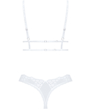 Obsessive Heavenlly white lace lingerie set