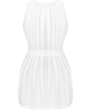 Obsessive Heavenlly white sheer mesh peignoir