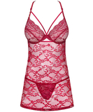Obsessive Ivetta Red Lace Babydoll