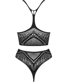 Obsessive K103 black net lingerie set