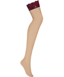 Obsessive Sugestina cieliste pończochy do paska