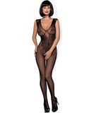 Obsessive N112 black net bodystocking