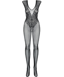 Obsessive N112 black net bodystocking