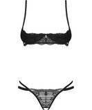 Obsessive Nutris musta avoin alusasusetti