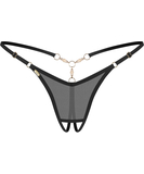 Obsessive Oxaria black crotchless G-string