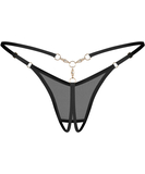 Obsessive Oxaria black crotchless G-string