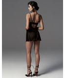 Obsessive Perisia черный прозрачный беби-долл