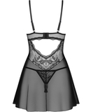 Obsessive Perisia черный прозрачный беби-долл