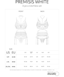 Obsessive Premisis balts apakšveļas komplekts