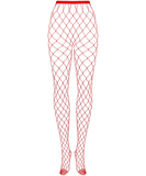 Obsessive Red Net Tights