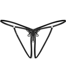 Obsessive Selisme crotchless G-string with pearls
