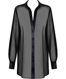 Obsessive Stellya melns caurspīdīgs rītatērps