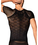 Obsessive black net T-shirt