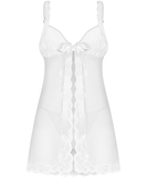 Obsessive Weddya valkoinen läpikuultava babydoll