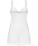 Obsessive Weddya valkoinen läpikuultava babydoll