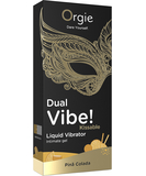 Orgie Dual Vibe! Kissable Pina Colada Orgasmi suurendav geel (15 ml)