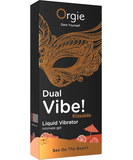 Orgie Dual Vibe! Kissable Sex On The Beach Orgasmi suurendav geel (15 ml)