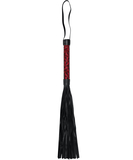 Ouch! flogger with embossed burgundy handle