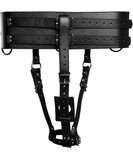 Ouch! leatherette belt with vibrator holder