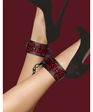 Ouch! Burgundy Luxury Ankle Cuffs