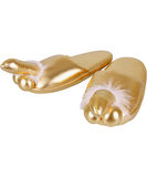 OV gold-coloured penis slippers