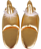OV gold-coloured penis slippers