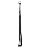 Zado leather flogger with balls
