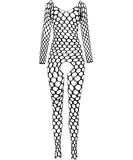 Passion BS077 net crotchless bodystocking