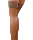 Passion ST022 light skin tone sheer hold-up stockings