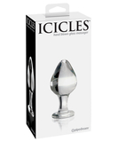Icicles No. 25 glass butt plug