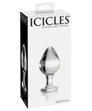 Icicles No. 25 стеклянная анальная пробка