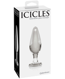 Icicles No. 26 glass butt plug