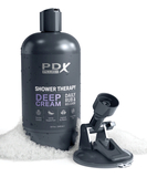 Pipedream PDX Plus Deep Cream Shower Therapy Stroker