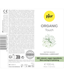 pjur Organic Touch ūdens bāzes lubrikants (100 ml)