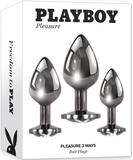 Playboy Pleasure набор металлических анальных пробок