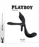 Playboy Pleasure The 3 Way vibratorius su klitorio stimuliatoriumi