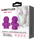 Pretty Love Vibrating Nipple Suckers
