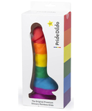 Pride Dildo Rainbow with Balls silicone dildo