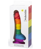 Pride Dildo Rainbow with Balls силиконовый дилдо