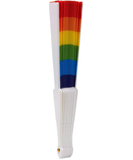 Rainbow Pride hand fan