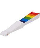 Rainbow Pride hand fan