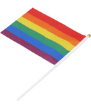 Rainbow Pride hand-held LGBT flag